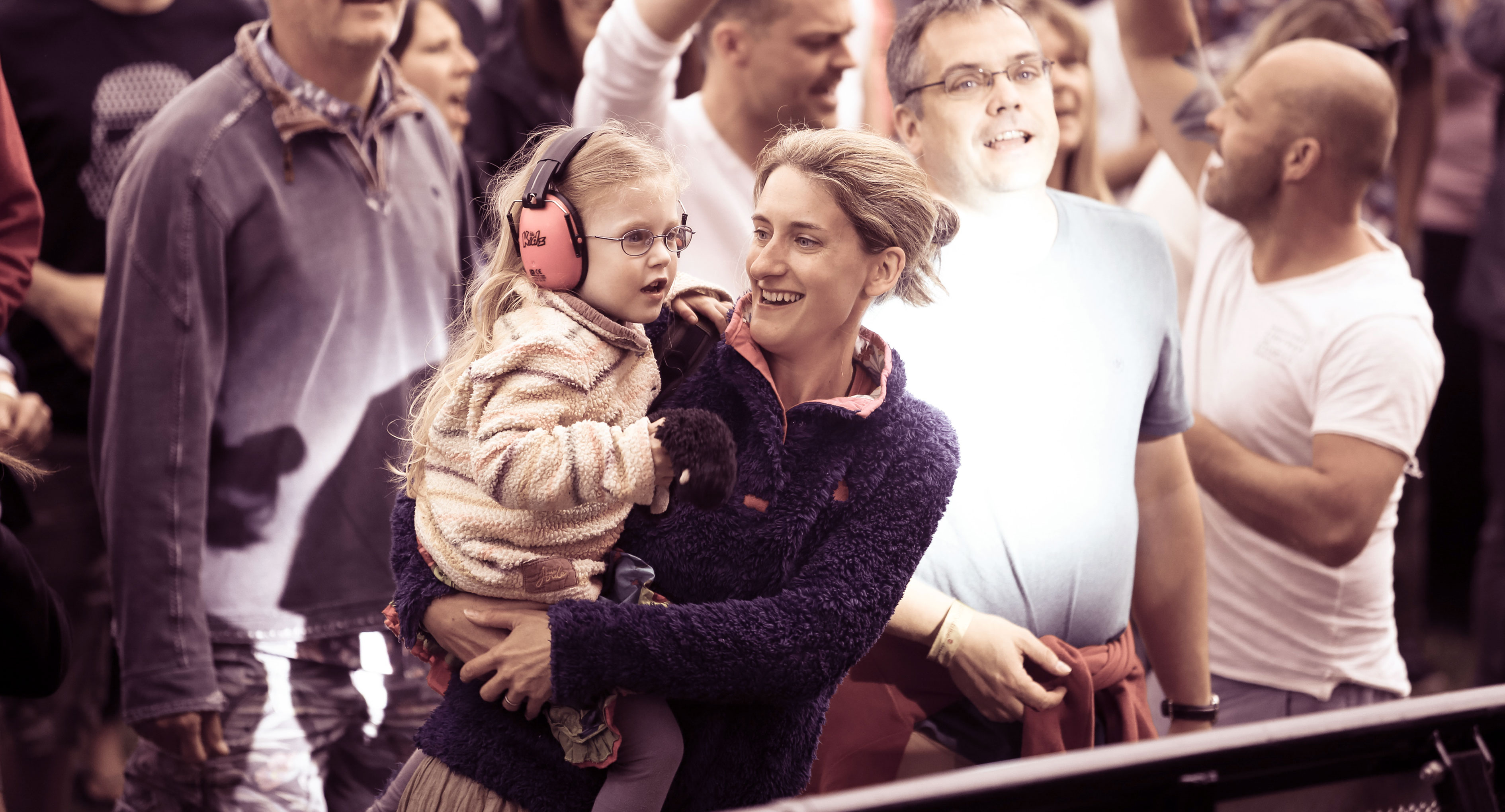 Child enjoying a family-friendly music festival